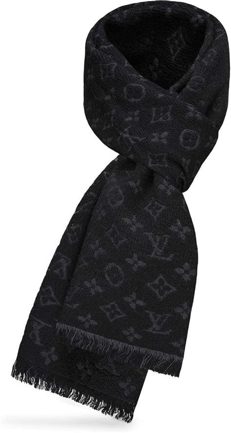 louis vuitton winter scarf black|genuine Louis Vuitton scarf.